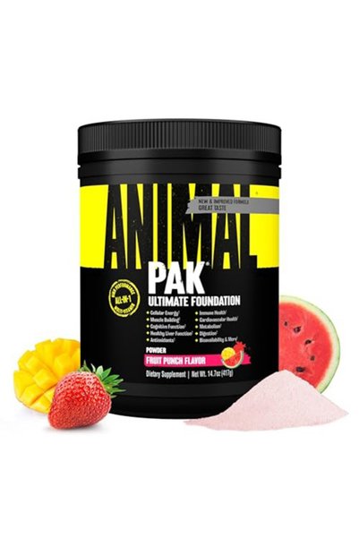 Animal Pak Ultimate Foundation Multivitamin Powder, Cherry Bomb Flavor, 15.1 oz (429 g)
