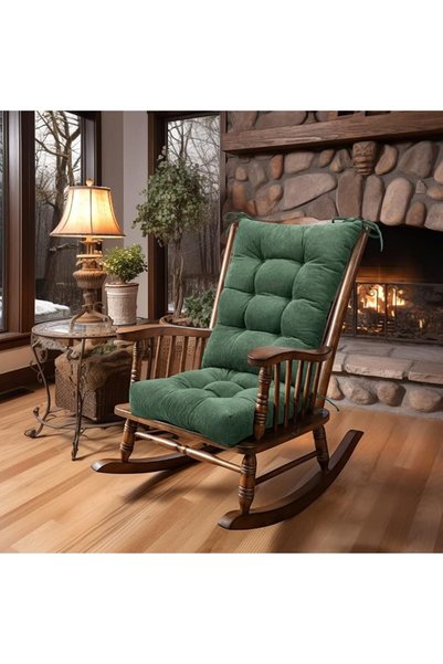 GENERAL Lokex Rocking Chair Cushion Only,Tufted Non-Slip Comfortable Rocking ...
