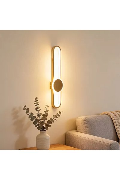 Generic Brand Modern Gold Led Wall Light 42W 3 Color Lighting 80cm Wa/D6245/8...