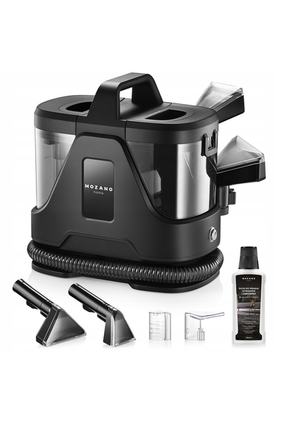 Mozano Aspirator de covoare și tapițerii de 800W, set mare cu lichid
