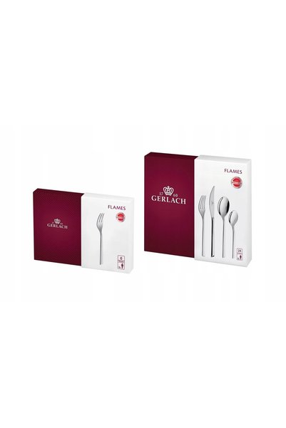 Gerlach SET COMPLET DE TACÂME TACÂME + FORCHETE PASTRY FLAMES 30el 6os