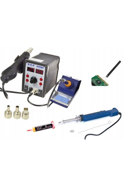 HOTAIRBRUSH Stație de lipit HOTAIR WEP 898BD+ + Pistol de dezlipire electric,...