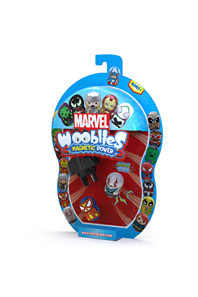 TM TOYS Wooblies Marvel 2 figurine magnetice + lansator