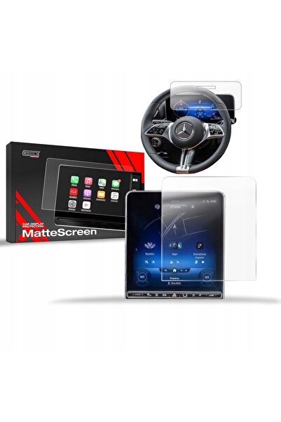 GrizzProtector Folie anti-zgârieturi 2 în 1 pentru senzorul Mercedes Clasa S ...