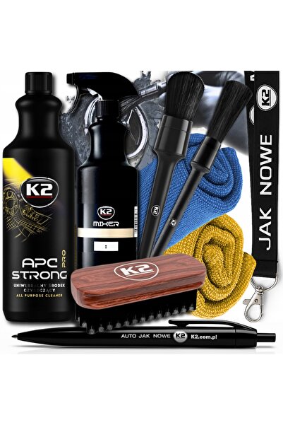 K2 SET universal pentru curățarea interiorului mașinii, bord, perie APC, perie