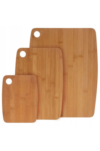 Excellent Houseware Set de 3 tocătoare de bucătărie pentru servire