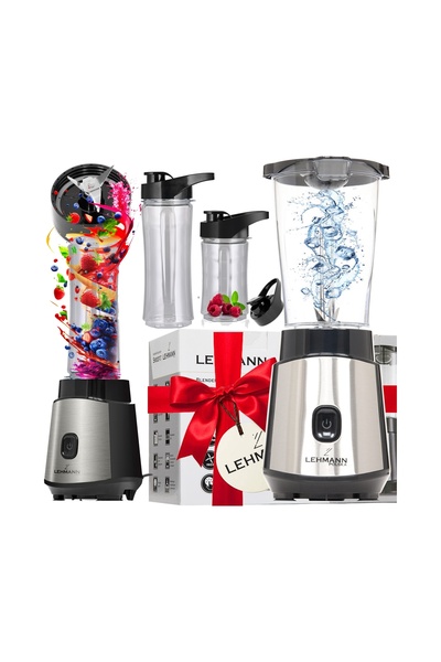 Lehmann LAME DE BLENDER 1200W 2 CĂIȚE PENTRU AMESTECURI Gheață și pudră Puter...