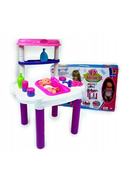 Hipo Set pentru baie cu păpușă bebeluș de 22CM și cădiță de baie