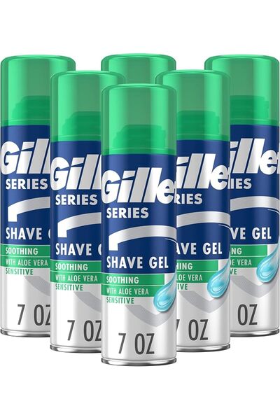 Gillette شفرات حلاقة فوجيون 5 للرجال - 10 عبوات إعادة تعبئة + شفرات حلاقة فوج...