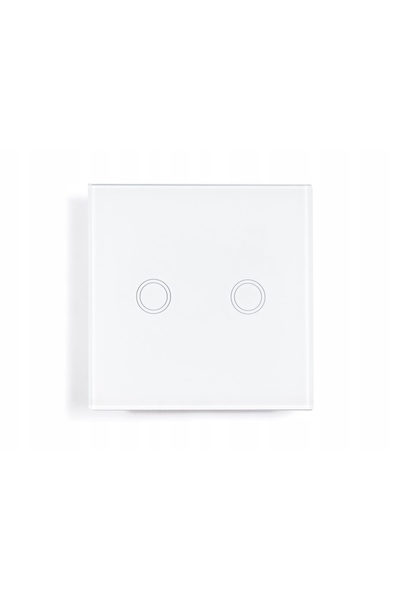 Appio Întrerupător tactil de lumină, ON/OFF, din sticlă, cu LED dublu, WiFi, ...