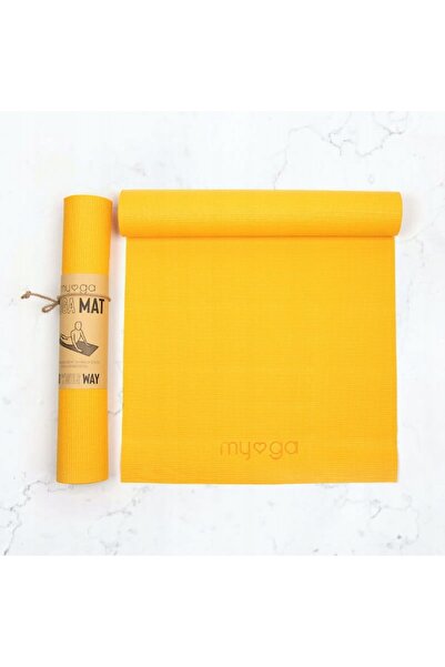 myga Saltea de yoga - Nivel de începători 4mm - galbenă