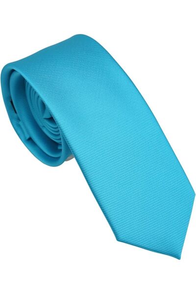 ZENXUS Skinny Ties for Men, Solid Color 2.5 inch Slim Neckties 1 or 5 Pack Pl...