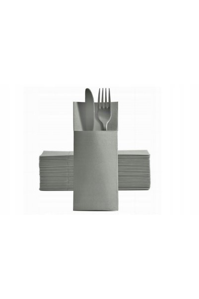 Clarina CUTLERY POCKETS WHITE șervețele mari x50