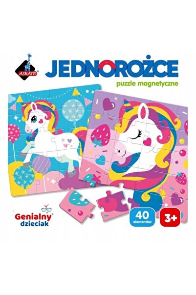 NO BRAND PUZZLE MAGNETIC UNICORN GENIUS KIDS