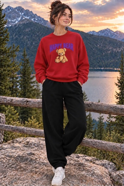YK WEAR Cycling Collar Premium Quality Happy Bear Combination