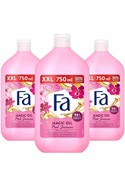 Fa Gel de duș și baie ulei magic iasomie roz 750 ml x3