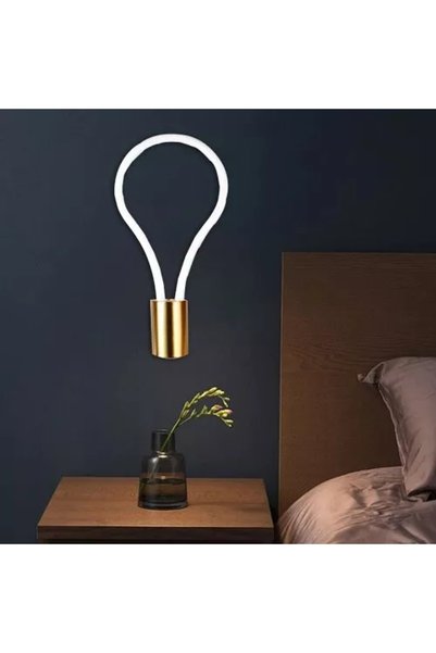 Generic Brand أبليك جداري مودرن ذهبي زيتي LED 15 واط 3 ألوان إضاءة 50 سم WA/E...