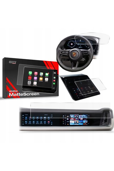 GrizzProtector Folie ANTI-ZGÂRIETURI 3 în 1 pentru Porsche Panamera 3 12.3" +...