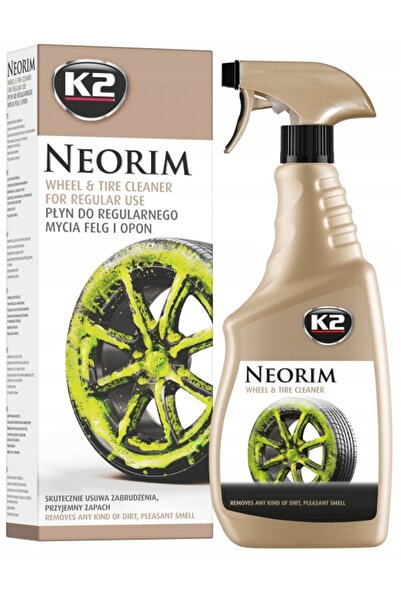 K2 NEORIM PERIE DE CURĂȚARE PENTRU JANTE, ROȚI, ANVELOPE, CAPACE VERDE NEON 7...