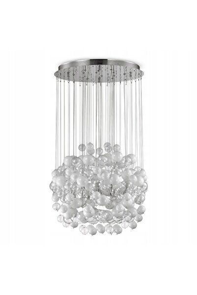 Ideal Lux Lustră suspendată 087924 bollicine sp14 alb/crom