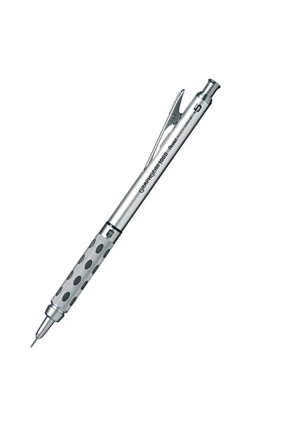 Pentel GraphGear 1000 Creion mecanic 0.5mm Argintiu