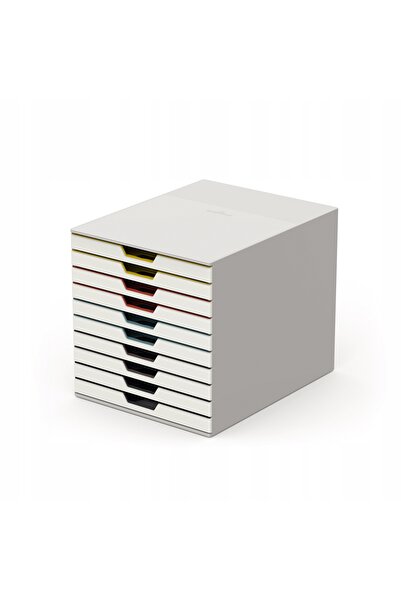 Durable Organizator cu 10 sertare, culori asortate