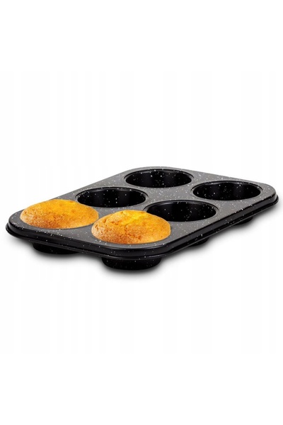 Nava Formă de copt din granit pentru brioșe și cupcakes