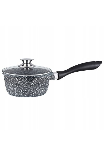 Kamille RONDELĂ CU CAPAC TRADIȚIONALĂ 1.35L GRANIT 16cm INDUCȚIE GAZ
