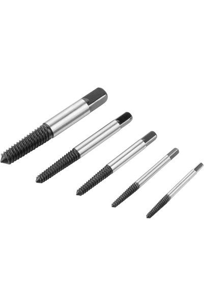 GENERAL PRO7 Screw Extractor Set -5 Piece- Anti-Slip Durable Hardened Steel E...