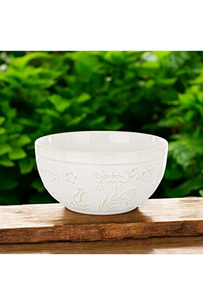 Artpol Bol de porțelan pentru salată, supă, gustări, 15,5 cm - 6 BUCĂȚI
