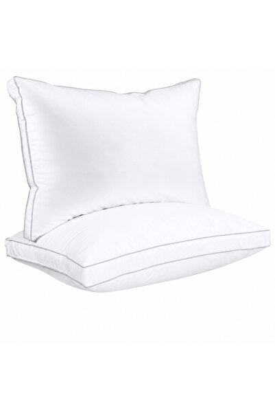 EliteStore 2 pcs 1250G Premium Down Alternative Microfiber Filling Pillow 45x...