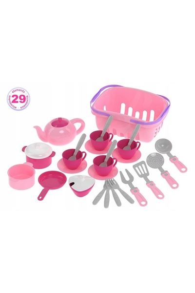 Technok Set de bucătărie, veselă, accesorii de gătit, oale, tigaie, ustensile