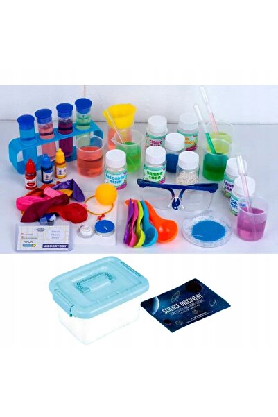NO BRAND Mega Kit Micul Chimist Laborator Științific Educațional 30 Experimente