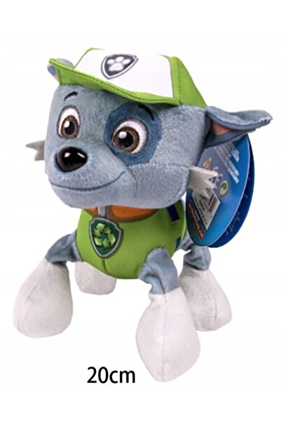 PAW PATROL Mascotă ROCKY, jucărie de pluș câine, 20 cm