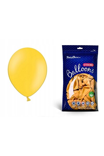 Partydeco Baloane profesionale 10 inch galben pastel x50 bucăți