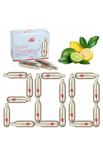 Işıkpınar Cartușe CO2 pentru saturator de apă carbogazoasă, 200 bucăți, Stalg...