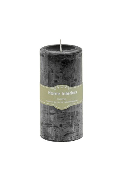OEM Lumânare Parfumata neagră cu Aroma de Eucalipt Ø6.5x14cm – parfum discret...