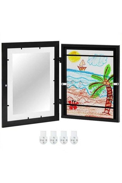 Generic Drawing Frame,8.5x11 Front Opening A4 For Artwork Display Storage Hol...