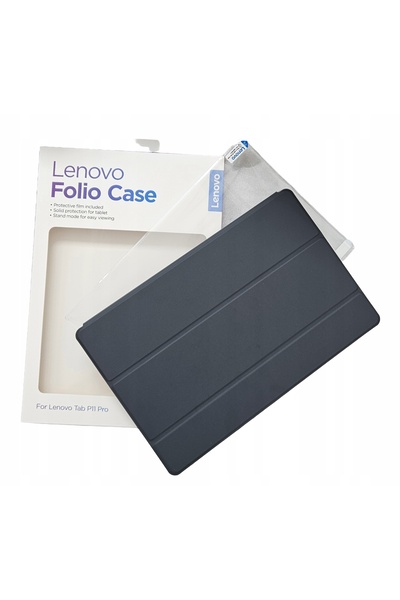LENOVO Husă Folio Originală pentru Tab P11 Pro Gri închis + Folie