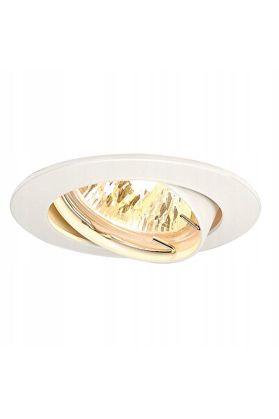 SLV Lampă downlight reglabilă cu prindere tip șurub, albă, 12V G4 50W 111171