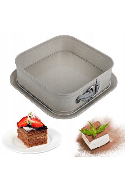 Kinghoff Tavă de copt 27.5x27.5x8 cm antiaderentă cu mâner, din tablă cositorită