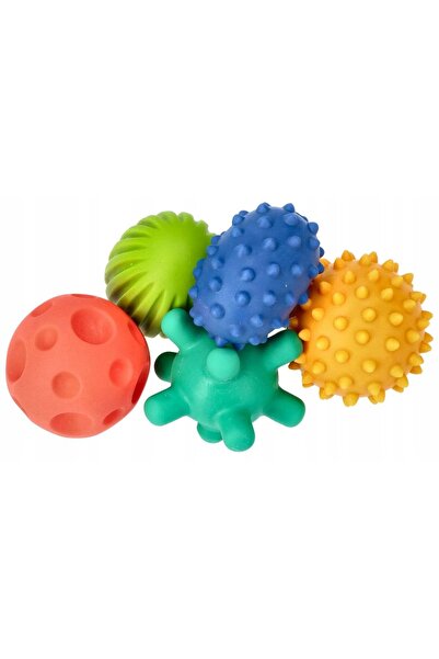 HENCZ TOYS Bile senzoriale în culori pastelate, Jucării senzoriale, Set de 5,...