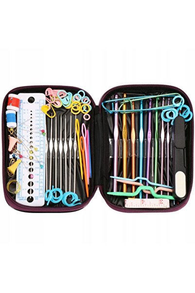 Springos ACURI DE CROȘETAT 100 ACURI DE CROȘETAT SET KIT DE CROȘETAT AC DE CR...