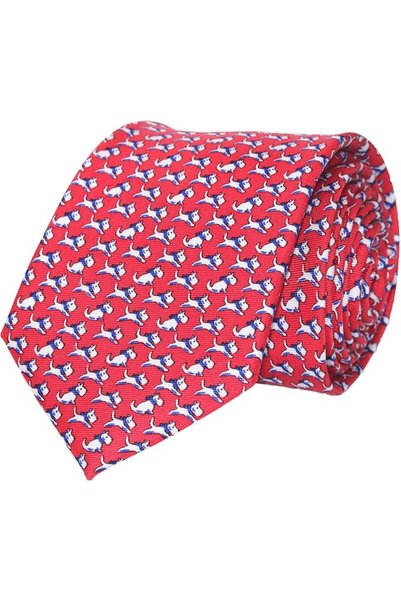 GENERAL 100% Silk Ties for Men Handmade Neckties with Animal Printed Patterns...