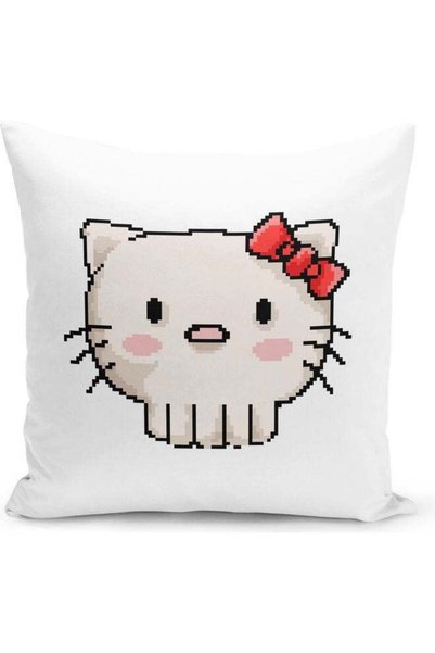 Generic Cute Kitten Design Decorative Pillow Multicolour