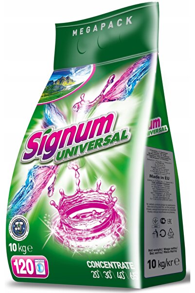 Clovin SIGNUM DETERGENT PUDRĂ UNIVERSAL 10KG PENTRU TOATE TIPURILE DE HĂINE C...