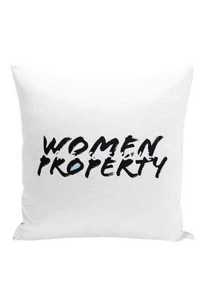 Generic Inspirational Quote Decorative Pillow White/Black 16x16inch