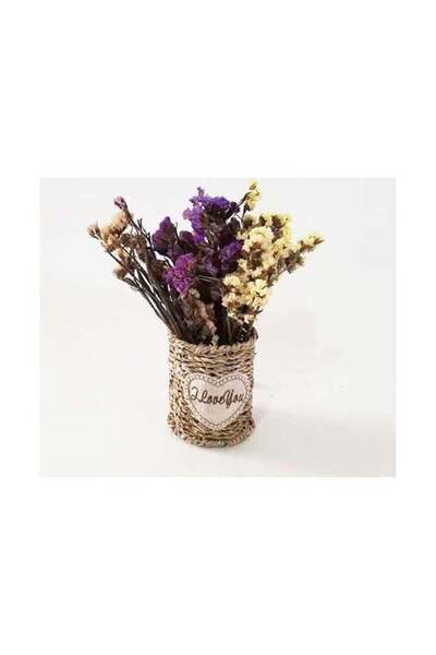 Generic 5-Piece Wooden Flowers Basket Vase