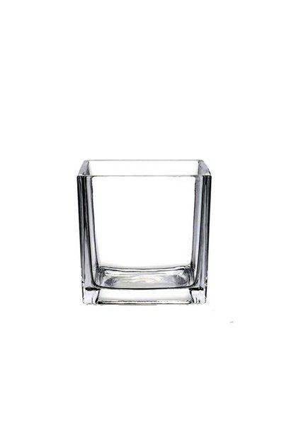 Generic Square Glass Vase Used For Floral Arrangements For Wedding Centerpiec...
