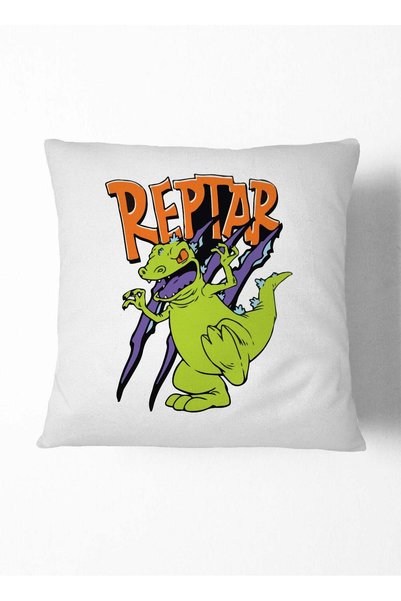 Generic Decorative Cushion Reptar Logo Dinosaur Rugrats Couch Cushion
